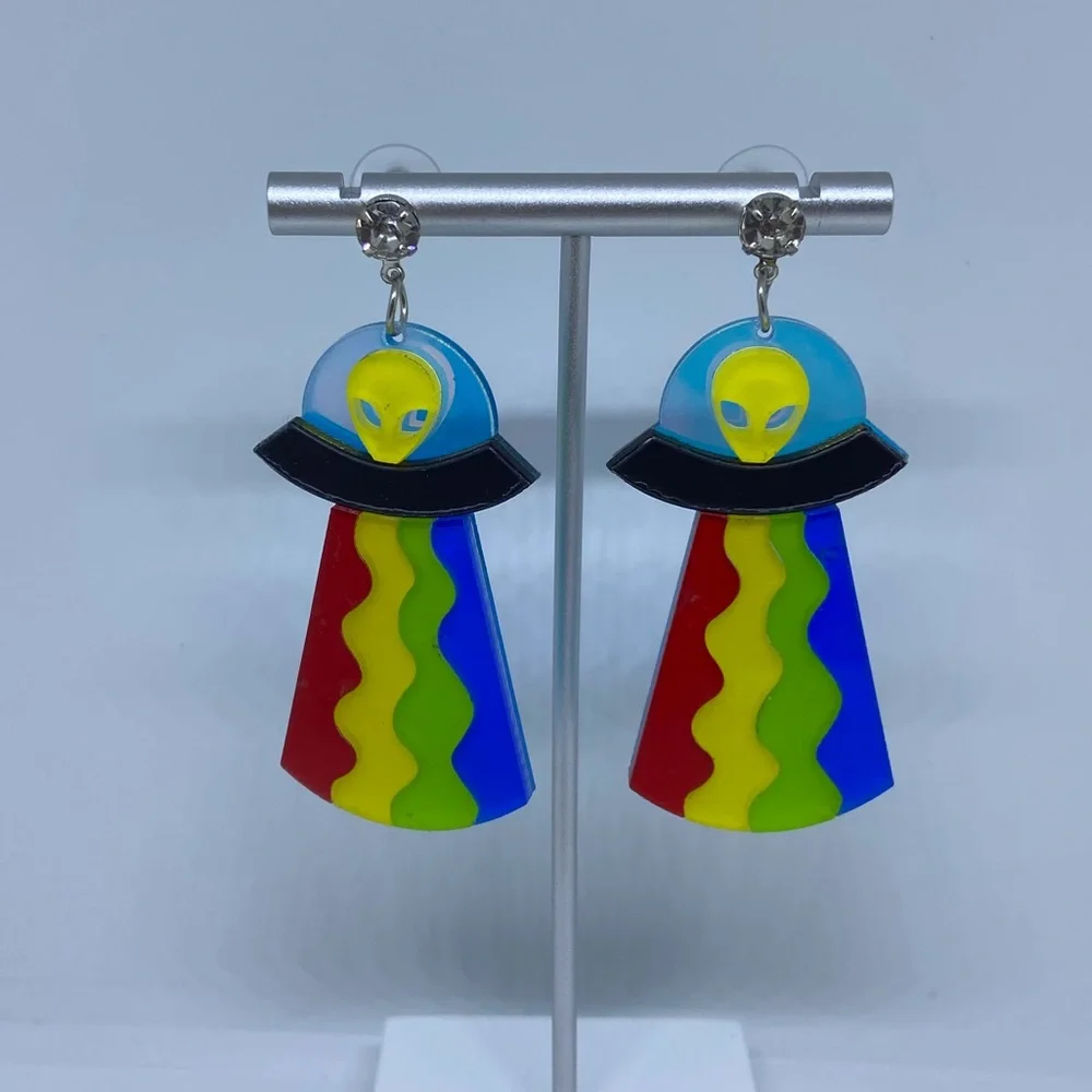 Alien earrings - Picture 4 of 8